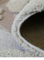 Organisch Vloerkleed Beige
