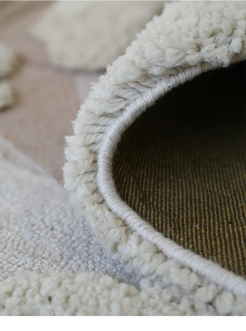 Organisch Vloerkleed Beige