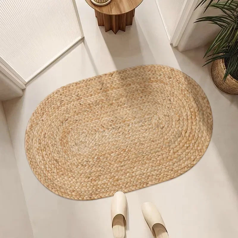 Jute Vloerkleed Ovaal