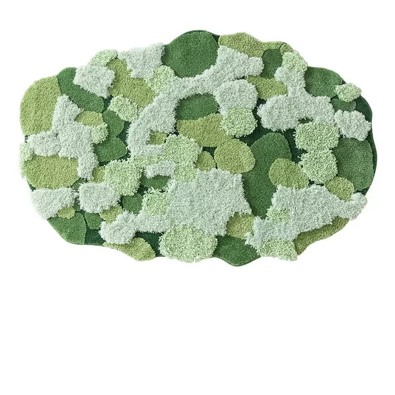 Organische Tapijt - Irregular Green / 2000mm x 2900mm / CHINA