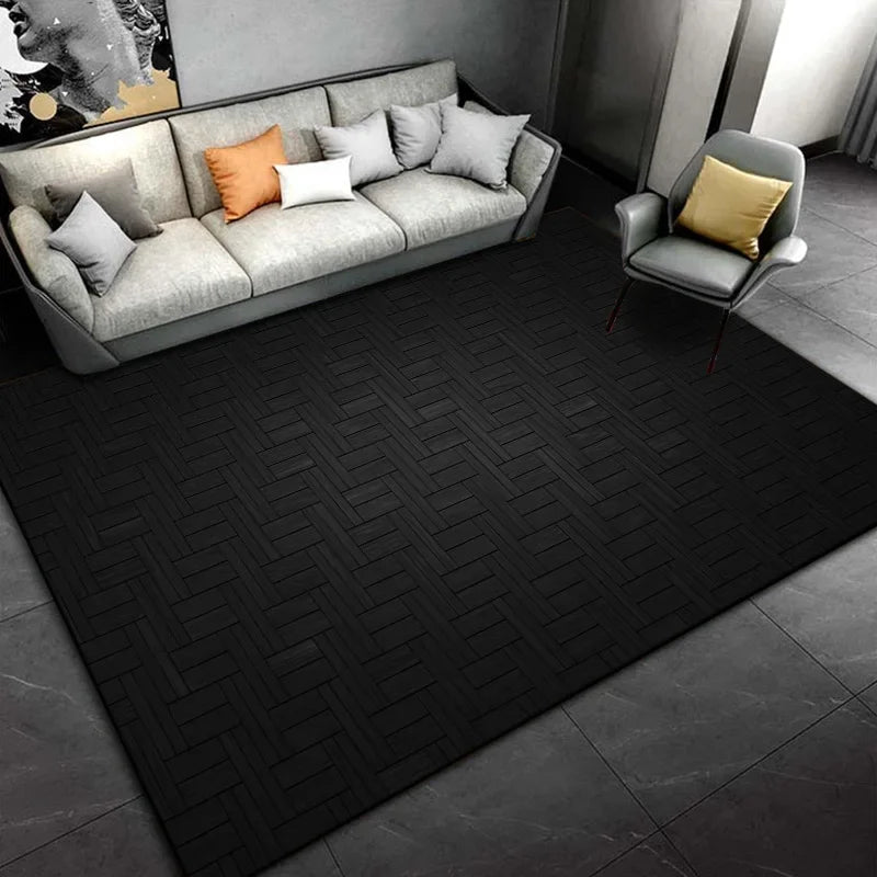 Vloerkleden Zwart - Style O / 40x60cm (16x24in)