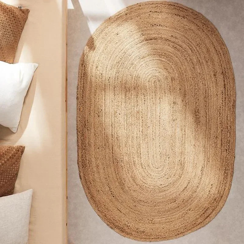 Jute Vloerkleed Ovaal