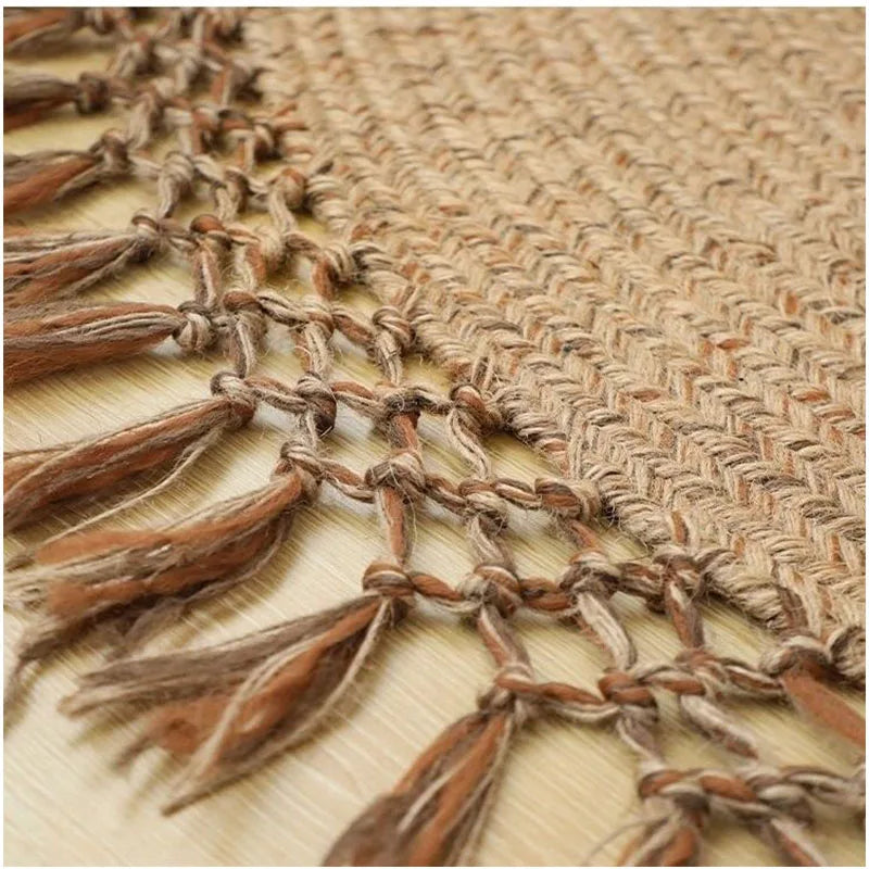 Jute Vloerkleed Rond - 100x100cm