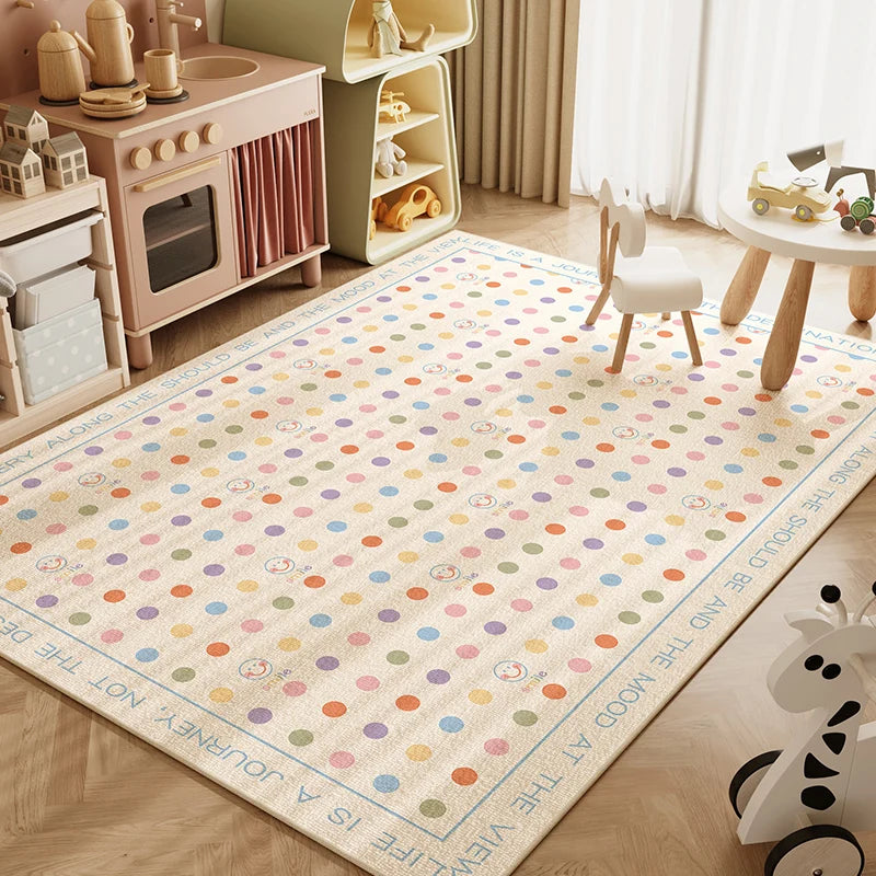 Beige Vloerkleed Kinderkamer - 80x120cm