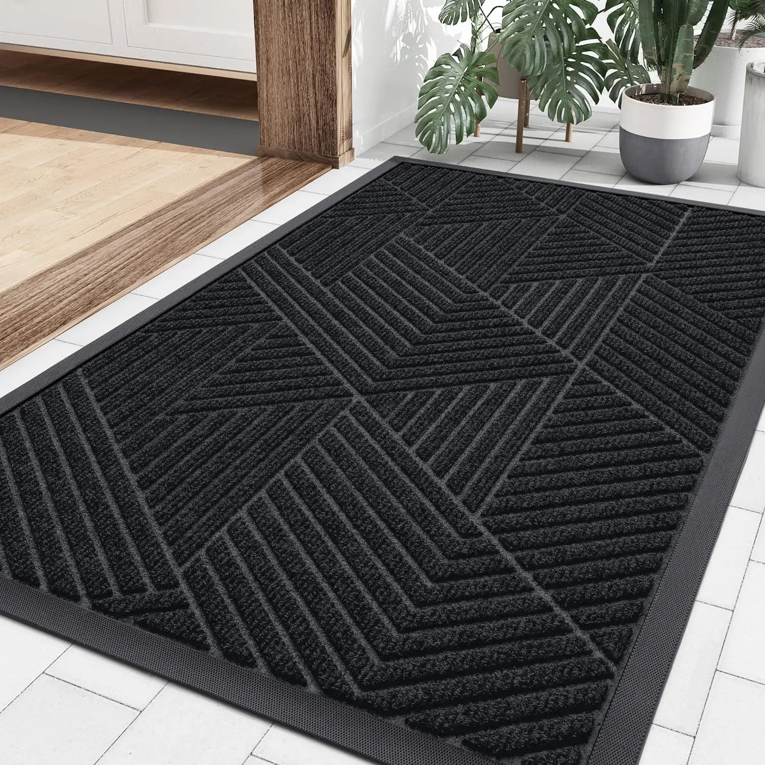 Luxe Deurmat - Black / 81.5x119.5cm / CHINA