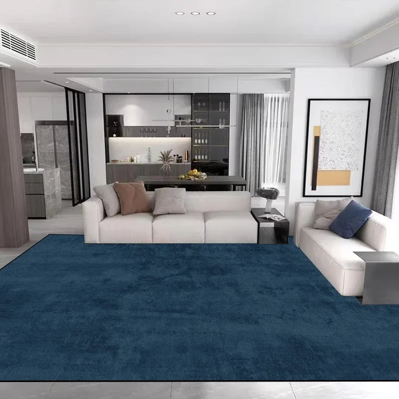 Light Luxury Minimalism Large Living Room Carpet Solid Color Home Decoration Bedroom Rug 200x300 Grey Soft Non-slip