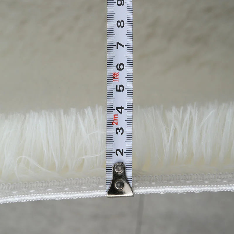 Vloerkleed Beige Hoogpolig