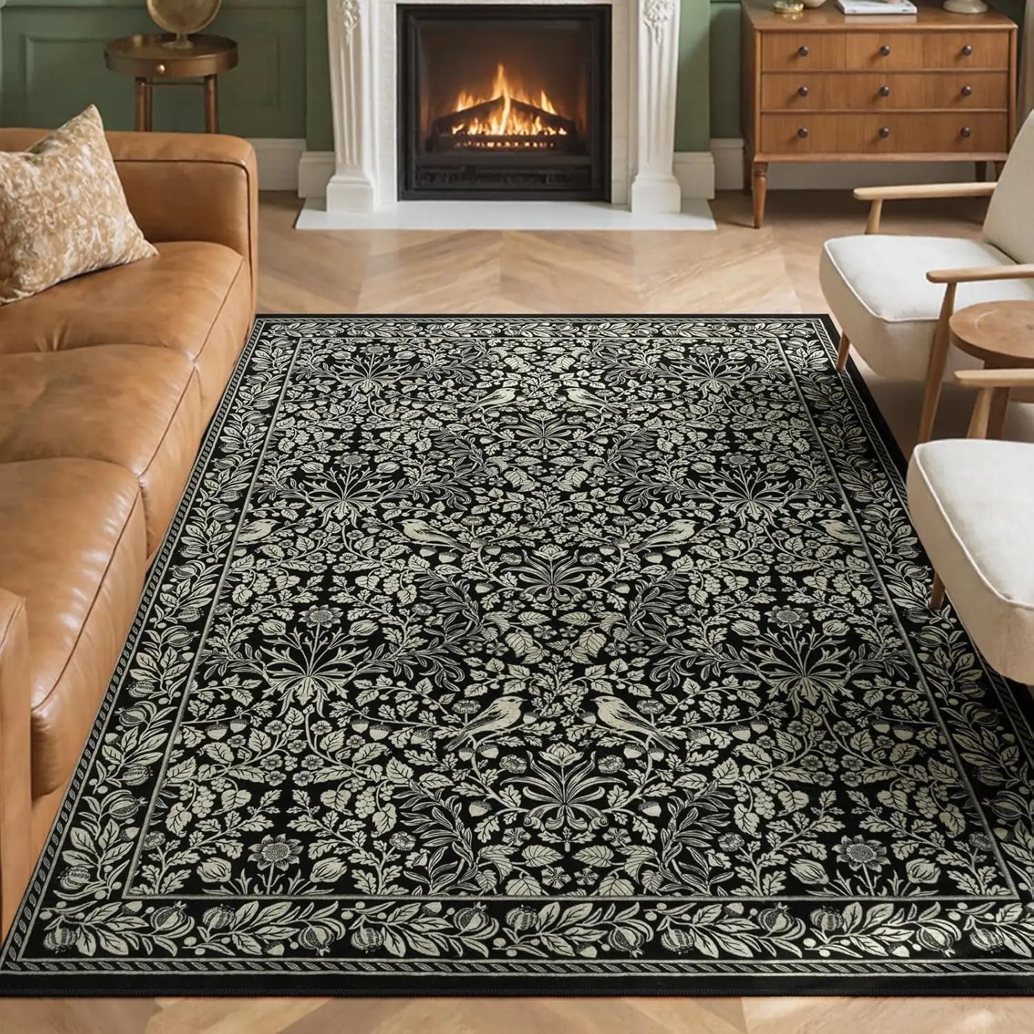 Vloerkleed Bloemen - ZQ-2508266633 / 80x120CM